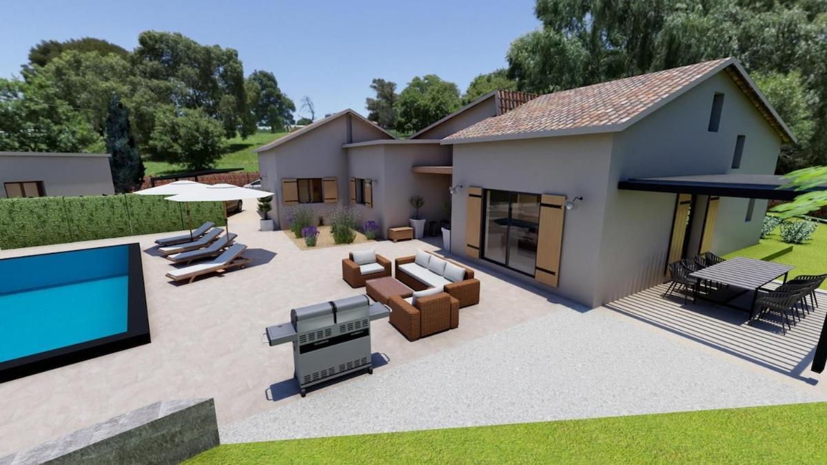 Ongoing Renovation - Villa With Private Pool In Vence Exterior photo